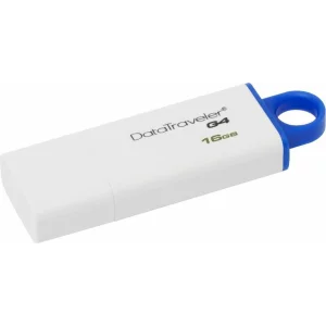 MEMORIE USB 3.0 KINGSTON 16 GB, cu capac, carcasa plastic, alb / albastru, &quot;DTIG4/16GB&quot;