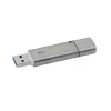MEMORIE USB 3.0 KINGSTON 16 GB, cu capac, carcasa metalic, argintiu, &quot;DTLPG3/16GB&quot;