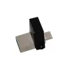 MEMORIE USB 3.0 | microUSB 3.0 KINGSTON 64 GB, profil mic | OTG, carcasa metalic &amp;amp;amp; plastic, negru / argintiu, &quot;DTDUO3/64GB&quot;