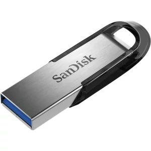 Memorie USB 3.0 SANDISK 256 GB, clasica, carcasa metalic, negru / argintiu