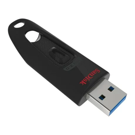 Memorie USB 3.0 SANDISK 64 GB, retractabila, carcasa plastic, negru