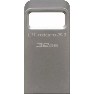 MEMORIE USB 3.1 KINGSTON 32 GB, profil mic, carcasa metalic, argintiu, &quot;DTMC3/32GB&quot;