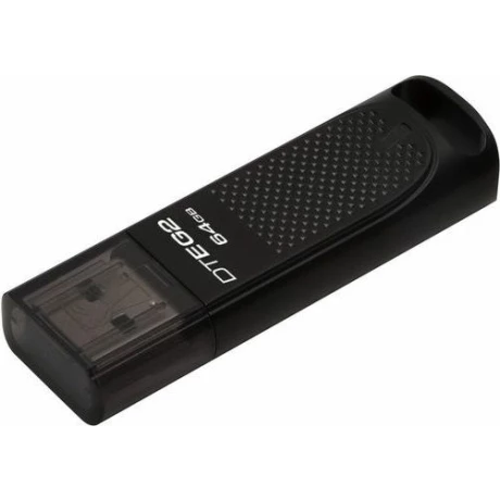 MEMORIE USB 3.1 KINGSTON 64 GB, cu capac, carcasa metalic, negru, DTEG2/64GB