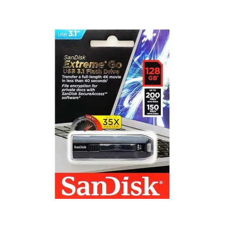 MEMORIE USB 3.1 SANDISK 128 GB, retractabila, carcasa plastic, negru, &quot;SDCZ800-128G-G46&quot;