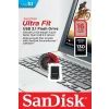 Memorie USB 3.1 SANDISK 16 GB, profil mic, carcasa plastic, negru