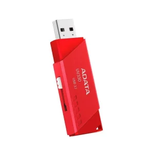 MEMORIE USB 3.2 ADATA 32 GB, retractabila, carcasa plastic, rosu, AUV330-32G-RRD