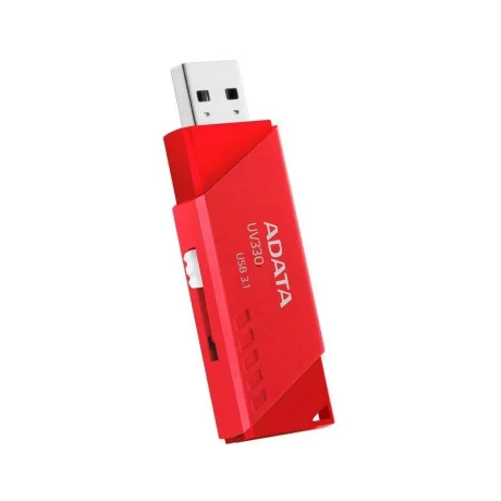 MEMORIE USB 3.2 ADATA 32 GB, retractabila, carcasa plastic, rosu, AUV330-32G-RRD