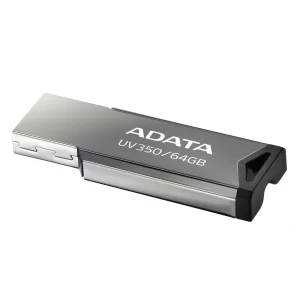 MEMORIE USB 3.2 ADATA 64 GB, clasica, carcasa metalica, argintiu, AUV350-64G-RBK