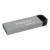 MEMORIE USB 3.2 KINGSTON 128 GB, clasica, carcasa metalic, argintiu, DTKN/128GB