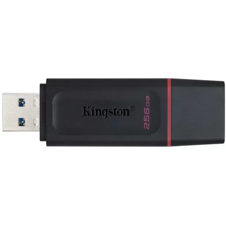 Memorie USB 3.2 KINGSTON 256 GB, cu capac, carcasa plastic, negru, DTX/256GB