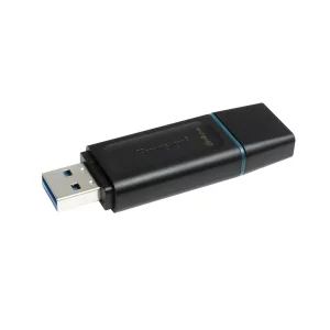 MEMORIE USB 3.2 KINGSTON 64 GB, cu capac, carcasa plastic, negru, DTX/64GB