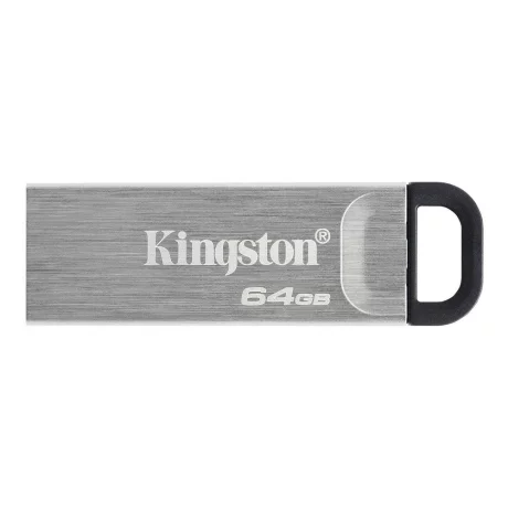 MEMORIE USB 3.2 KINGSTON 64 GB, clasica, carcasa metalic, argintiu, DTKN/64GB