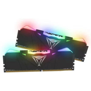 Memorii PATRIOT DDR4 16 GB, frecventa 3200 MHz, 8 GB x 2 module,  radiator, iluminare RGB, &quot;PVR416G320C6K&quot;