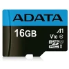 MEMORY MICRO SDHC 16GB CLASS10/W/A AUSDH16GUICL10A1-RA1 ADATA