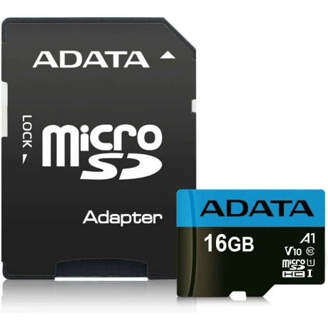 MEMORY MICRO SDHC 16GB CLASS10/W/A AUSDH16GUICL10A1-RA1 ADATA