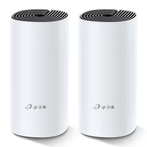 MESH TP-LINK, wireless, router AC1200, pt interior, 1200 Mbps, port LAN, WAN, 2.4 GHz | 5 GHz, antena interna x 2, standard 802.11ac, &quot;Deco M4(2-pack)&quot; (include timbru verde 1.5 lei)