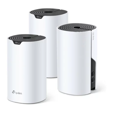 MESH TP-LINK, wireless, router AC1200, pt interior, 1200 Mbps, port LAN, WAN, 2.4 GHz | 5 GHz, antena interna x 2, standard 802.11ac, &quot;Deco S4(3-pack)&quot; (include timbru verde 1.5 lei)