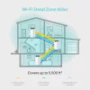 MESH TP-LINK, wireless, router AC1200, pt interior, 1200 Mbps, port LAN, WAN, 2.4 GHz | 5 GHz, antena interna x 2, standard 802.11ac, &quot;Deco S4(3-pack)&quot; (include timbru verde 1.5 lei)