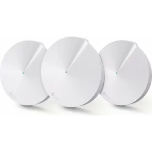 MESH TP-LINK, wireless, router AC1300, pt interior, 1300 Mbps, port LAN, WAN, 2.4 GHz | 5 GHz, antena interna x 4, standard 802.11ac, &quot;Deco M5(3-pack)&quot; (include timbru verde 1.5 lei)