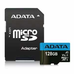 CARD MicroSD ADATA, 128 GB, MicroSDXC,  AUSDX128GUICL10A1-RA1