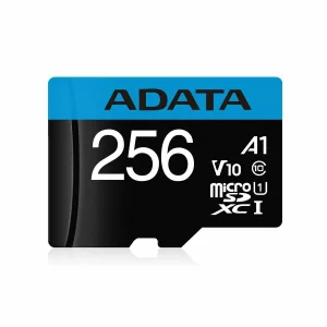 CARD MicroSD ADATA, 256 GB, MicroSDXC, clasa 10, standard UHS-I U1, &quot;AUSDX256GUICL10A1-RA1&quot;