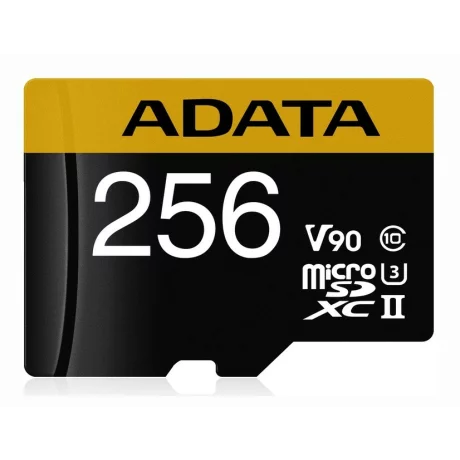 CARD MicroSD ADATA, 256 GB, MicroSDXC, clasa 10, standard UHS-II U3, &quot;AUSDX256GUII3CL10-CA1&quot;