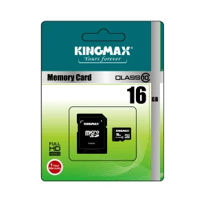 CARD MicroSD KINGMAX, 16 GB, MicroSDHC, clasa 10, standard UHS-I U1, &quot;KM-PS04-16GB&quot;