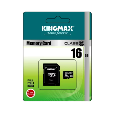 CARD MicroSD KINGMAX, 16 GB, MicroSDHC, clasa 10, standard UHS-I U1, &quot;KM-PS04-16GB&quot;