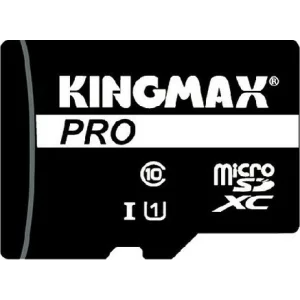 CARD MicroSD KINGMAX, 16 GB, MicroSDHC, clasa 10, standard UHS-I U1, &quot;KM-PS04-16GB-PRO&quot;