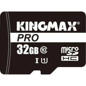 CARD MicroSD KINGMAX, 32 GB, MicroSDHC, clasa 10, standard UHS-I U1, KM-PS04-32GB-PRO