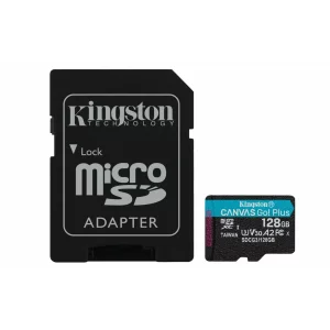CARD MicroSD KINGSTON, 128 GB, microSDXC, clasa 10, standard UHS-I U3, SDCG3/128GB