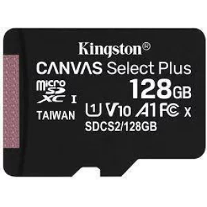 CARD MicroSD KINGSTON, 128 GB, microSDXC, clasa 10, SDCS2/128GBSP