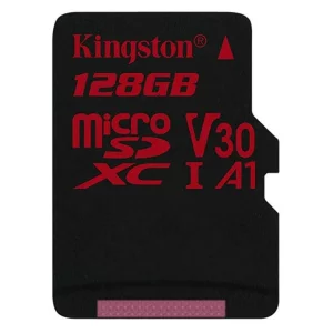 CARD MicroSD KINGSTON, 128 GB, MicroSDXC, clasa 10, standard UHS-I U3, &quot;SDCR/128GBSP&quot;
