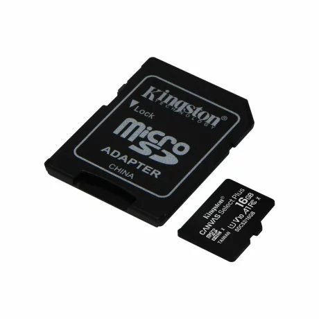 CARD MicroSD KINGSTON, 16 GB, microSDHC, clasa 10, standard UHS-I U3, &quot;SDCS2/16GB&quot;