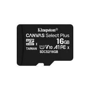 CARD MicroSD KINGSTON, 16 GB, microSDHC, clasa 10, standard UHS-I U3, &quot;SDCS2/16GBSP&quot;