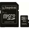 CARD MicroSD KINGSTON, 16 GB, MicroSDHC, clasa 4, standard nu e cazul, &quot;SDC4/16GB&quot;