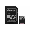 CARD MicroSD KINGSTON, 256 GB, MicroSDXC, clasa 10, standard UHS-I U1, &quot;SDCS/256GB&quot;