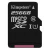 CARD MicroSD KINGSTON, 256 GB, MicroSDXC, clasa 10, standard UHS-I U1, &quot;SDCS/256GBSP&quot;