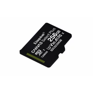 CARD MicroSD KINGSTON, 256 GB, microSDXC, clasa 10, standard UHS-I U3, &quot;SDCS2/256GBSP&quot;