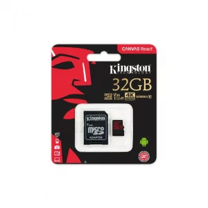 CARD MicroSD KINGSTON, 32 GB, MicroSDHC, clasa 10, standard UHS-I U3, &quot;SDCR/32GB&quot;