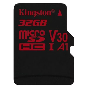 CARD MicroSD KINGSTON, 32 GB, MicroSDHC, clasa 10, standard UHS-I U3, &quot;SDCR/32GBSP&quot;