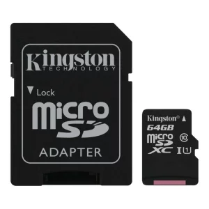 Card memorie MicroSD KINGSTON, 64 GB, microSDXC