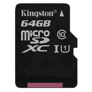 CARD MicroSD KINGSTON, 64 GB, MicroSDXC, clasa 10, standard UHS-I U1, &quot;SDCS/64GBSP&quot;