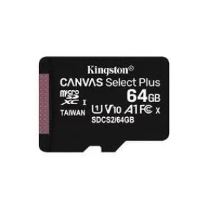 CARD MicroSD KINGSTON, 64 GB, microSDXC, clasa 10, standard UHS-I U3, &quot;SDCS2/64GBSP&quot;