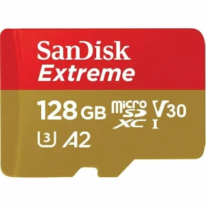 ADAPTOR card MicroSD SANDISK, 128 GB, microSDXC, clasa 10, standard UHS-I U3, &quot;SDSQXA1-128G-GN6MA&quot;
