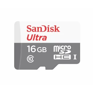 CARD MicroSD SANDISK, 16 GB, microSDHC, clasa 10, standard UHS-I U1, &quot;SDSQUNS-016G-GN3MN&quot;