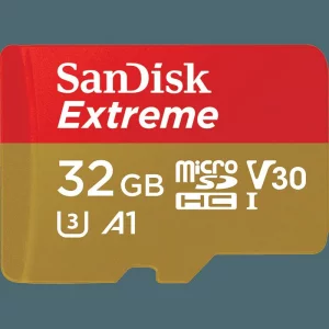 Card MicroSD SANDISK, 32 GB, microSDHC, clasa 10, standard UHS-I U3, SDSQXAF-032G-GN6MA