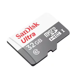 CARD MicroSD SANDISK, 32 GB, microSDHC, clasa 10, standard UHS-I U1, &quot;SDSQUNS-032G-GN3MN&quot;
