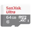 ADAPTOR card MicroSD SANDISK, 64 GB, microSDXC, clasa 10, standard UHS-I U1, &quot;SDSQUNS-064G-GN3MA&quot;