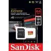 Card MicroSD SANDISK, 64 GB, microSDXC, clasa 10, standard UHS-I U3, SDSQXA2-064G-GN6MA
